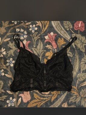 Black Lace Bralette - Women's Intimates